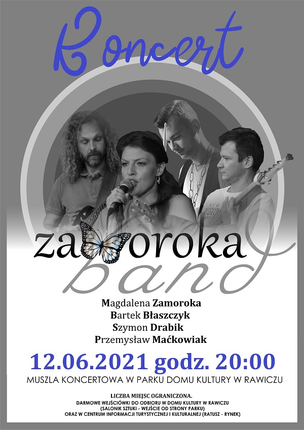ZAMOROKA BAND PLAKATT 1221