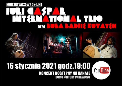PLAKAT KONCERT JAZZOWY 2021