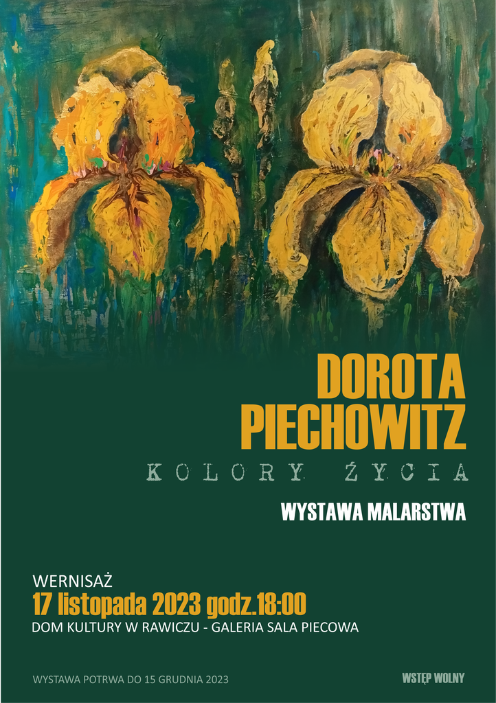 PLAKAT DOROTA PIECHOWITZ