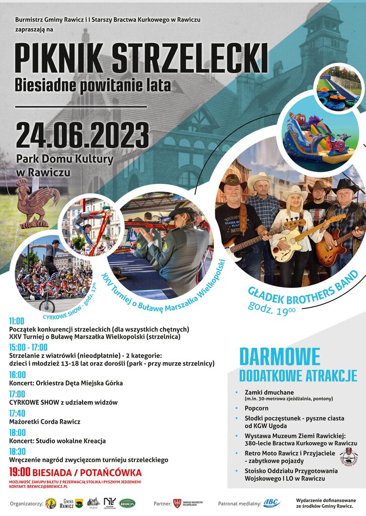 Piknik strzelecki Plakat A3 KAM
