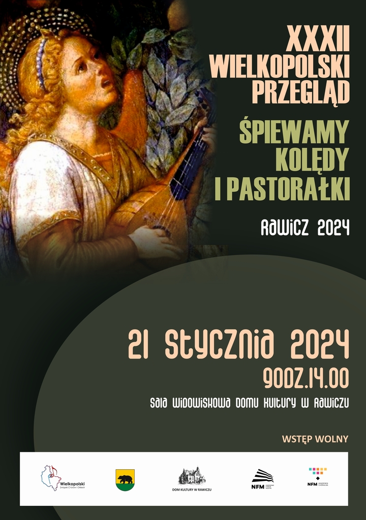 plakat kolędy i pastorałki 2024 ok