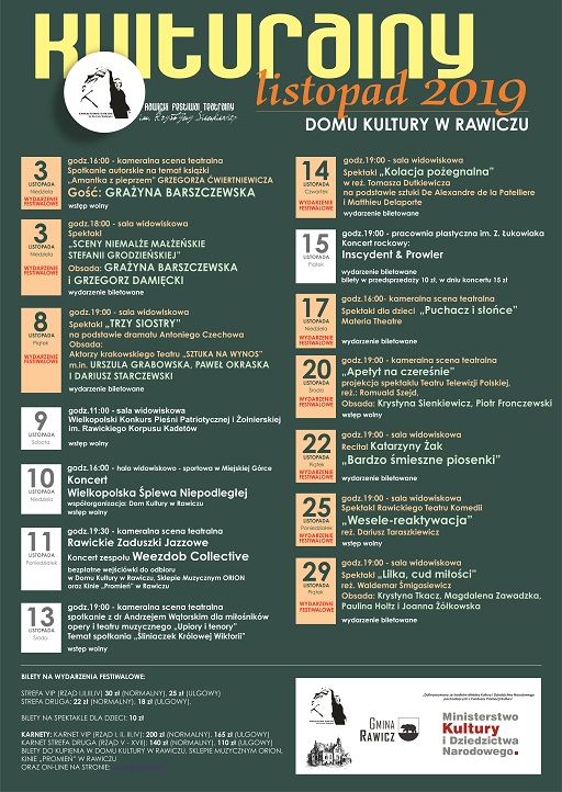 KULTURALNY LISTOPAD 2019 mniejszy