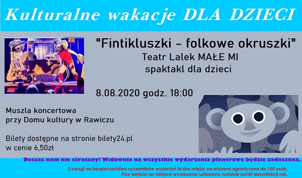 fintikluszki spektakl dla dzieci